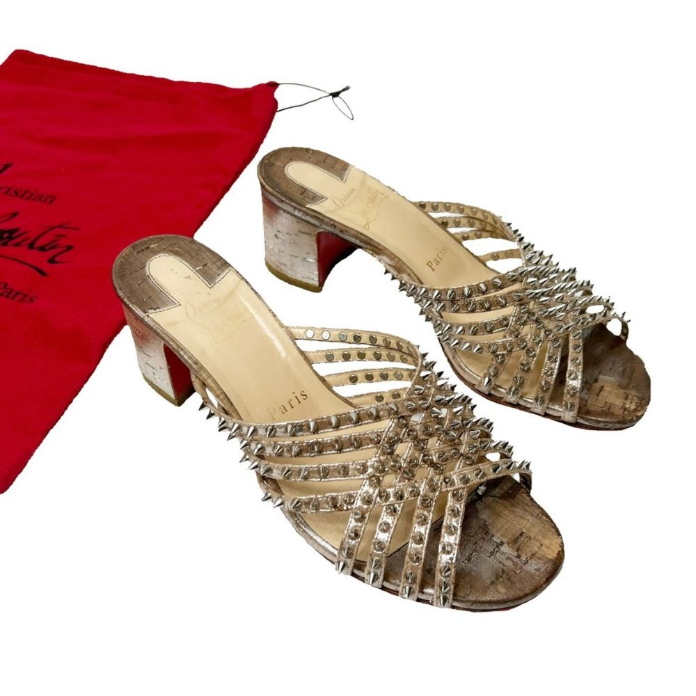 Christian Louboutin Martha Spike 55 Heels Women's EU Size 36.5
